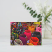 コロンビアのWayuu mochilasバッグ販売 ポストカード (スタンド正面)