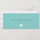 コロンビアへの搭乗券の保存 セーブザデート (裏面)