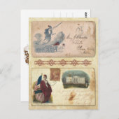 コロンビアを特集した内戦の封筒 ポストカード (正面/裏面)