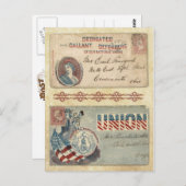 コロンビアを特集した内戦の封筒 ポストカード (正面/裏面)