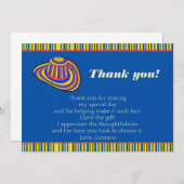 コロンビアアダルトハストライプのットサンキューカード サンキューカード (正面/裏面)