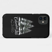 コロンビアインパインツリーバーモントAホワイトクリスマス Case-Mate iPhoneケース (裏面(横))