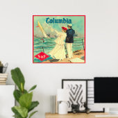 コロンビアオレンジラベル ポスター (ホームオフィス)