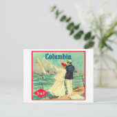コロンビアオレンジラベル ポストカード (スタンド正面)