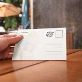 コロンビアカラフル女性フルーツバスケットポストカード サンキューカード