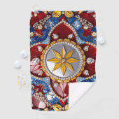 コロンビアカラーのゴルフタオル ゴルフタオル (インサイチュ)