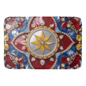 コロンビアカラーの大きなバスマット バスマット (正面)