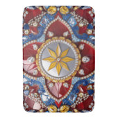 コロンビアカラーの大きなバスマット バスマット (正面縦)