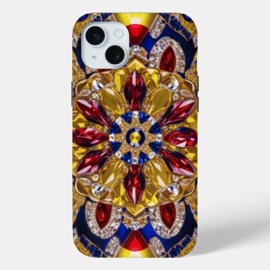コロンビアカラーのApple iPhone 15 Plusケース Case-Mate iPhoneケース (裏面)