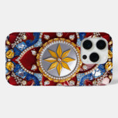 コロンビアカラーのApple iPhone 15 Pro Case-Mate iPhoneケース (裏面 (横))