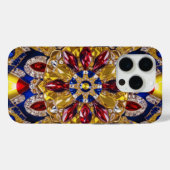 コロンビアカラーのApple iPhone 15 Pro Case-Mate iPhoneケース (裏面 (横))
