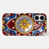 コロンビアカラーのApple iPhone 16 Case-Mate iPhoneケース (裏面 (横))
