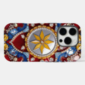 コロンビアカラーのApple iPhone 16 Pro Case-Mate iPhoneケース (裏面 (横))