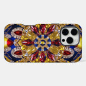 コロンビアカラーのApple iPhone 16 Pro Maxケース iPhoneケース (裏面横)