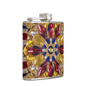 コロンビアカラーデザイン付き特殊フラスコ フラスク (右)