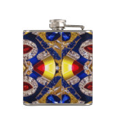 コロンビアカラーデザイン付き特殊フラスコ フラスク (裏面)