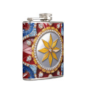 コロンビアカラーデザイン付き特殊フラスコ フラスク (右)