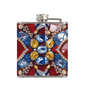 コロンビアカラーデザイン付き特殊フラスコ フラスク (裏面)