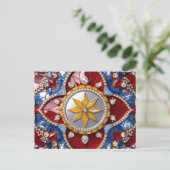 コロンビアカラー付きポストカードデザイン ポストカード (スタンド正面)