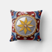 コロンビアカラー付きMoJo枕デザイン クッション (裏面)