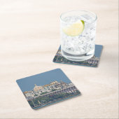 コロンビアカルタヘナの水辺地帯 スクエアペーパーコースター (インサイチュ)