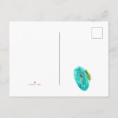 コロンビアカルタヘナデスティネーションウェディングの地図 案内ポストカード (裏面)