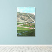 コロンビアガーデンズビュッテの空中表示(MT) キャンバスプリント (インサイチュ (ウッドフロア))