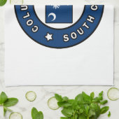 コロンビアサウスカロライナ キッチンタオル (折り畳み)