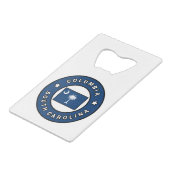 コロンビアサウスカロライナ クレジットカード栓抜き (正面アングル)