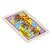 コロンビアサウスカロライナSCヴィンテージ旅行はがき マグネット (右側)