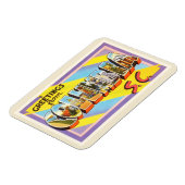 コロンビアサウスカロライナSCヴィンテージ旅行はがき マグネット (左側)