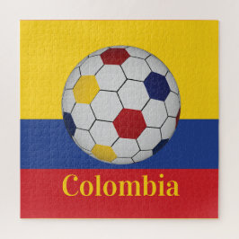 コロンビアサッカーのポスター ジグソーパズル