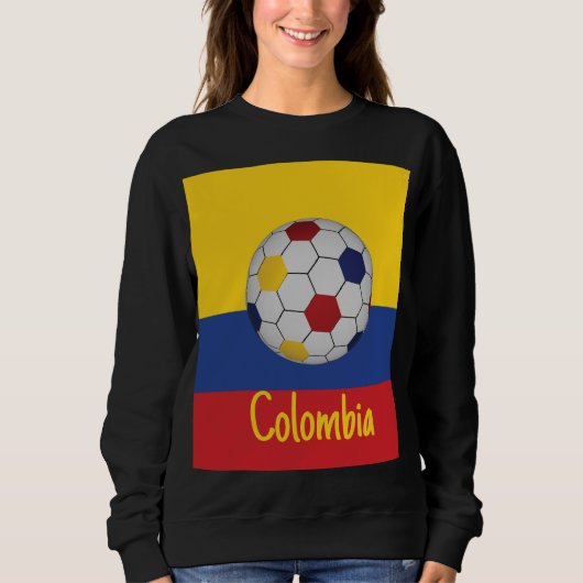 コロンビアサッカー スウェットシャツ (正面)