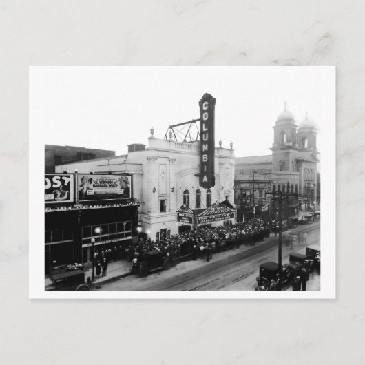 コロンビアシアター、オープニングナイト シーズンポストカード (正面)
