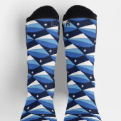 コロンビアシティ州旗を持つアスレティッククルー靴下 ソックス (上部)