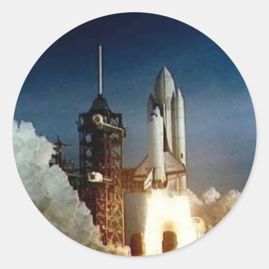 コロンビアシャトルスタート ラウンドシール (正面)