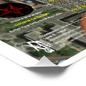 コロンビアスターの地図 ポスター (コーナー)