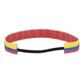 コロンビアスリップまたは滑ること国旗を持つノーヘッドバンド アスレチックヘッドバンド (裏面)