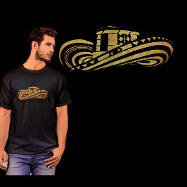 コロンビアソンブレロVueltiaoの金ゴールドリーフ Tシャツ