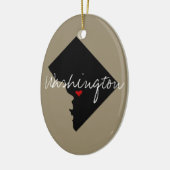 コロンビアタウン地区 セラミックオーナメント (左)