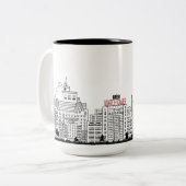 コロンビアハイツコーヒーマグ ツートーンマグカップ (正面左)