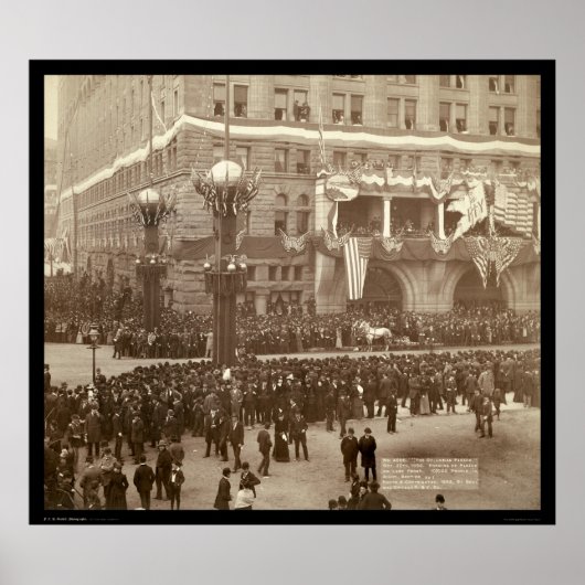 コロンビアパレードシカゴIL 1892 ポスター (正面)