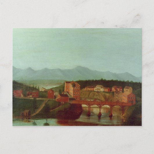 コロンビアビルとストックポートクリーク、ニュー近郊 ポストカード (正面)