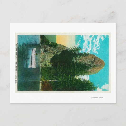 コロンビアリバーのロースターロック ポストカード (正面)