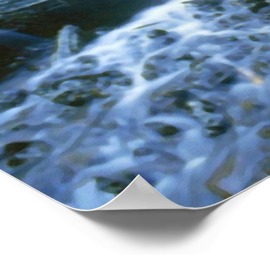 コロンビアリバーウォーターフォート素晴らし写真 ポスター (角)