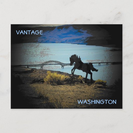 コロンビアリバークロッシングヴァンテージ(ワシントン) ポストカード (正面)