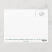 コロンビアリバーゲージ ポストカード (裏面)