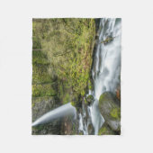 コロンビアリバーゴージェポニテール秋 フリースブランケット (正面)