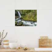 コロンビアリバーゴージェポニテール秋 ポスター (キッチン)