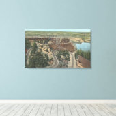 コロンビアリバーゴージビューローエナハイツビュー キャンバスプリント (インサイチュ (ウッドフロア))